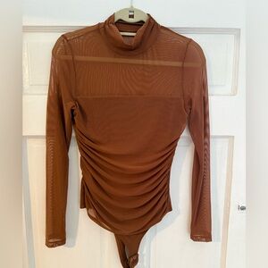 Sheer Long Sleeve Bodysuit